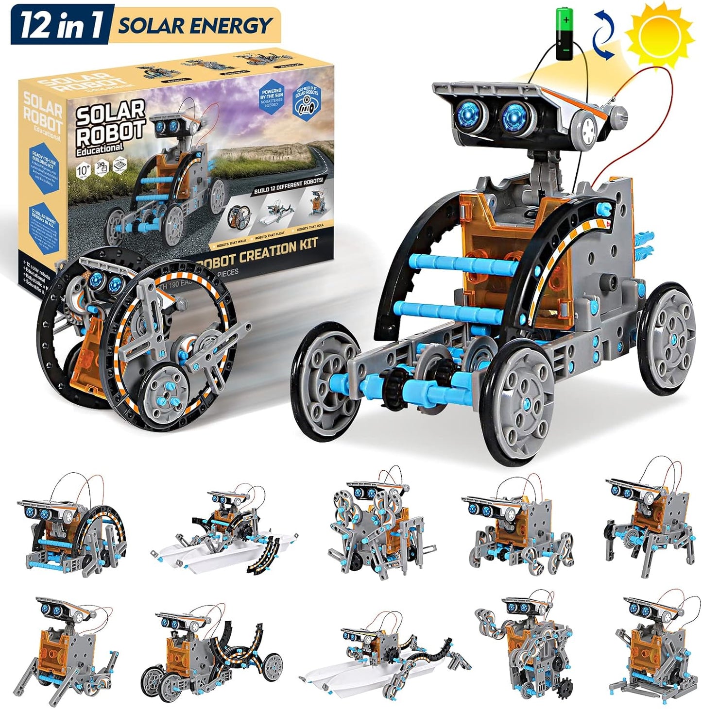 12’si 1 Arada STEM Robot Seti
