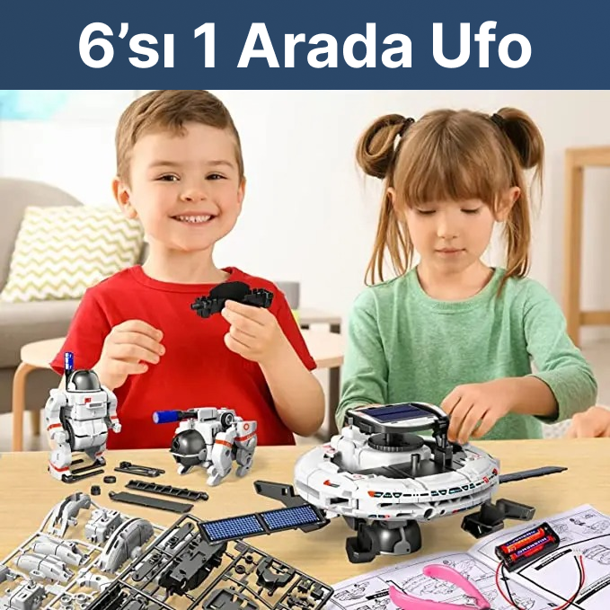 6’sı 1 Arada UFO Robot Oyuncak