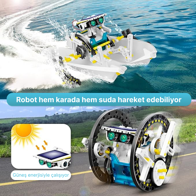 13'ü 1 Arada STEM Robot Seti