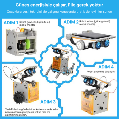 12’si 1 Arada STEM Robot Seti